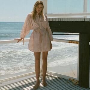 DOEN Opal Mini Dress Marigold Meadow Print S